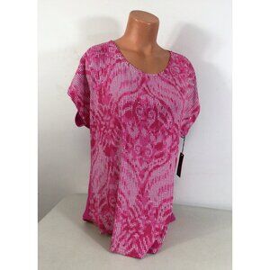 Crosby Pink Top Shirt Womens XL New